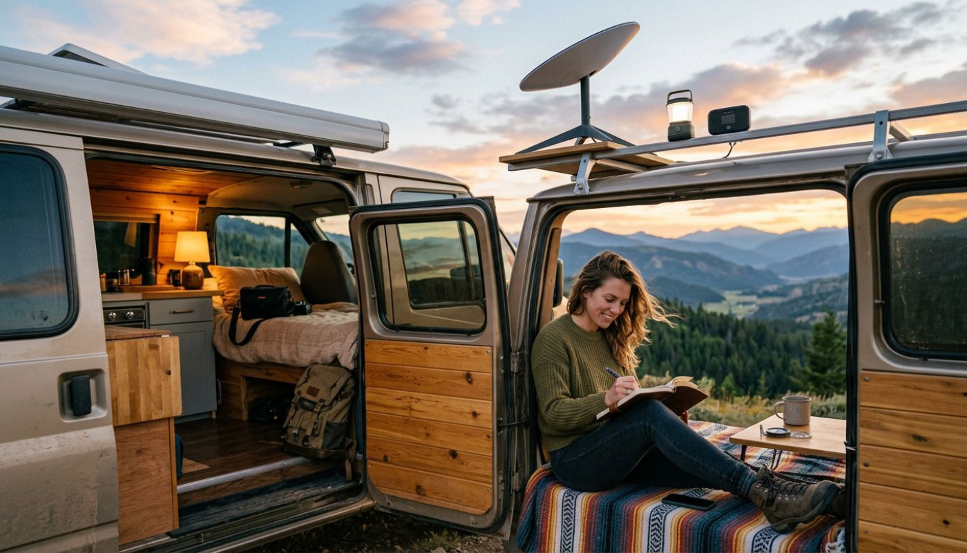 Balancing Digital Detox With On-the-road Connectivity Needs
